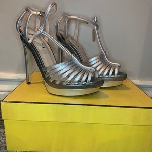 Fendi ‘Favorite’ T-Strap Platform Sandals
